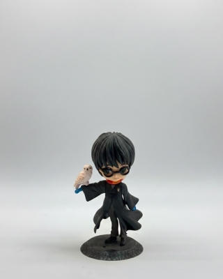 Harry Potter ve Baykuşu Hedwig Koleksiyon Figürü - Q Posket Tarzı