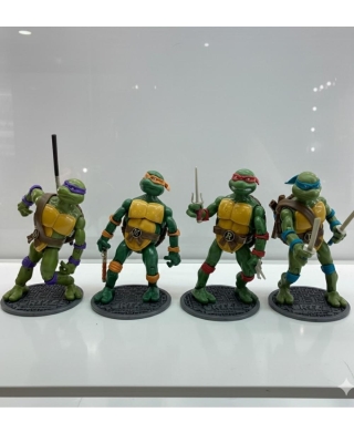 Ninja Kaplumbağalar 4’lü Figür Seti - Leonardo, Michelangelo, Donatello, Raphael