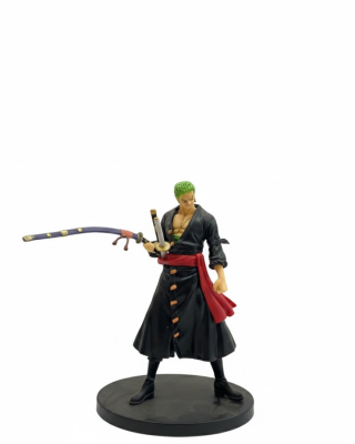 One Piece Roronoa Zoro Figürü - Wano Arkı Siyah Cübbeli Kılıç Ustası Serisi