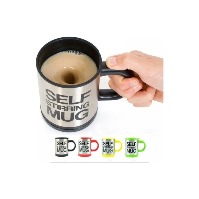 Otomatik Kendinden Karıştıran Kupa Kahve Süt Karıştırma Kupa Paslanmaz Çelik Termal Bardak Elektrikli Çift Yalıtımlı Akıllı Bardak 400ML 