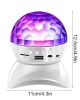LED Disko Işık Bluetooth Hoparlör – Renkli Dönen Gece Lambası Projektör | USB – TF Kart – AUX Destekli