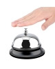 Metal Resepsiyon Zili – Masa Üstü Servis Çağrı Zili | Dayanıklı Çelik Otel, Kafe, Restoran Zili