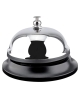 Metal Resepsiyon Zili – Masa Üstü Servis Çağrı Zili | Dayanıklı Çelik Otel, Kafe, Restoran Zili